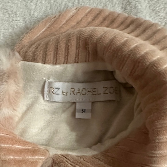 Ribbed Collar Leopard Baby Sweater - Picture 2 of 6